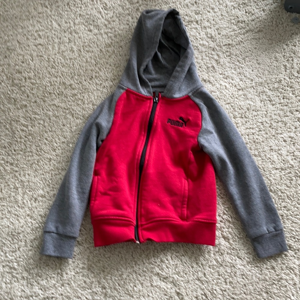 puma zipped hoodie